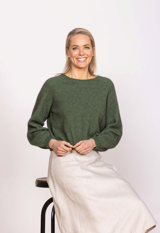 Possum Bellow Sleeve Jumper Jungle