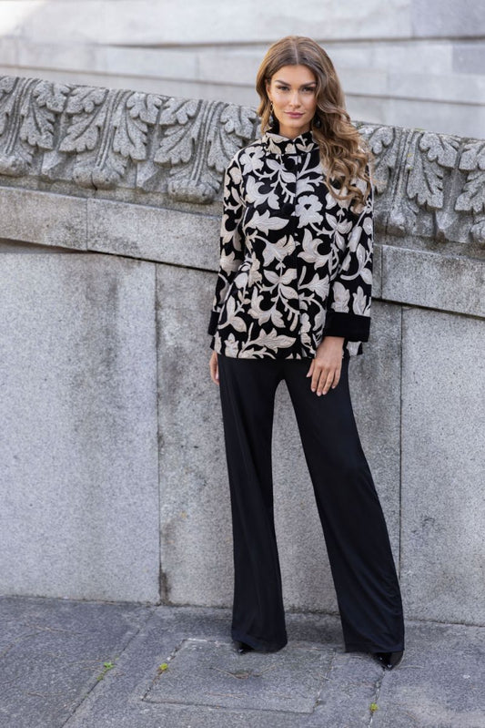 Jacquard Jacket Black/Champagne - 50% Off