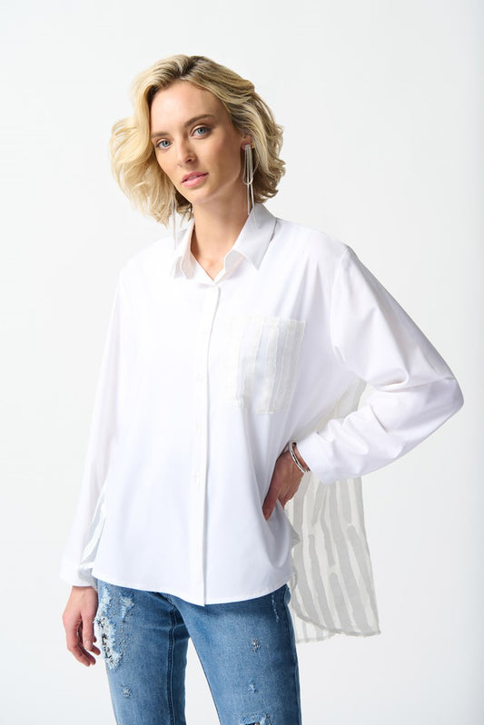 Woven & Jacquard Organza Blouse