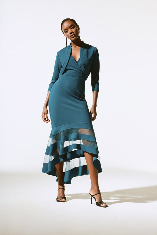 Crepe fitted Bolero Twilight