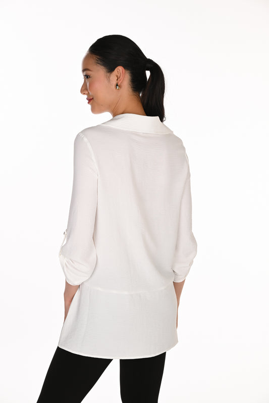 Embellished Flower Blouse