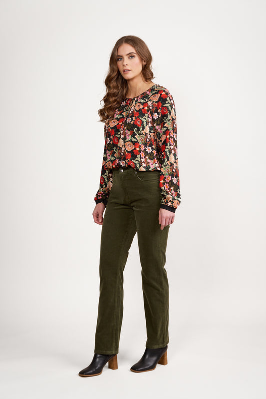 Straight Leg Cords 5911M Deep Sage