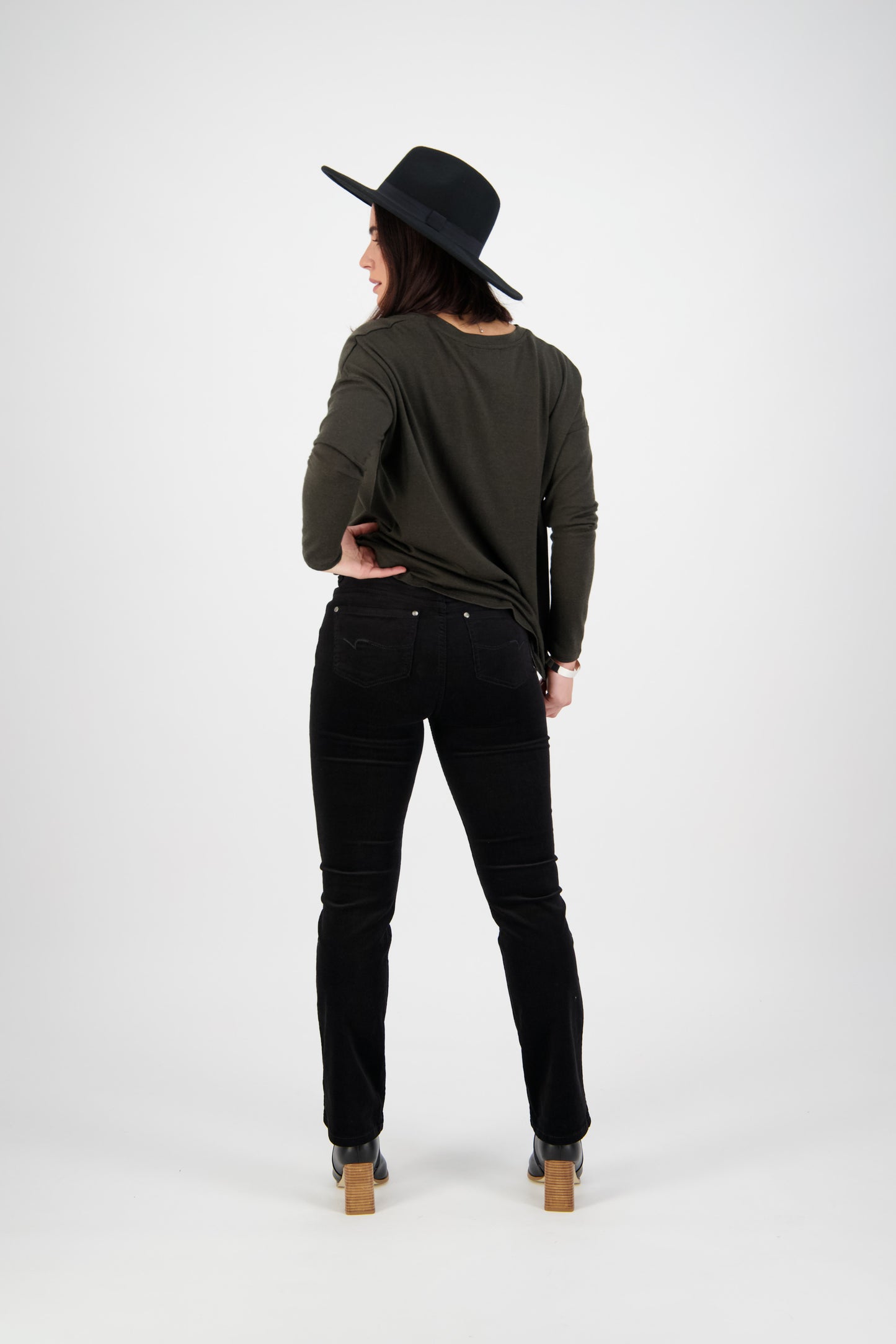 Straight Leg Cords 5911M Black