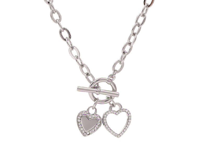 Rhinestone Heart Pendant NC3713