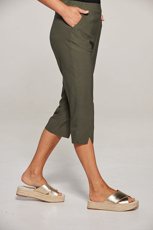 3/4 Court Pant Khaki
