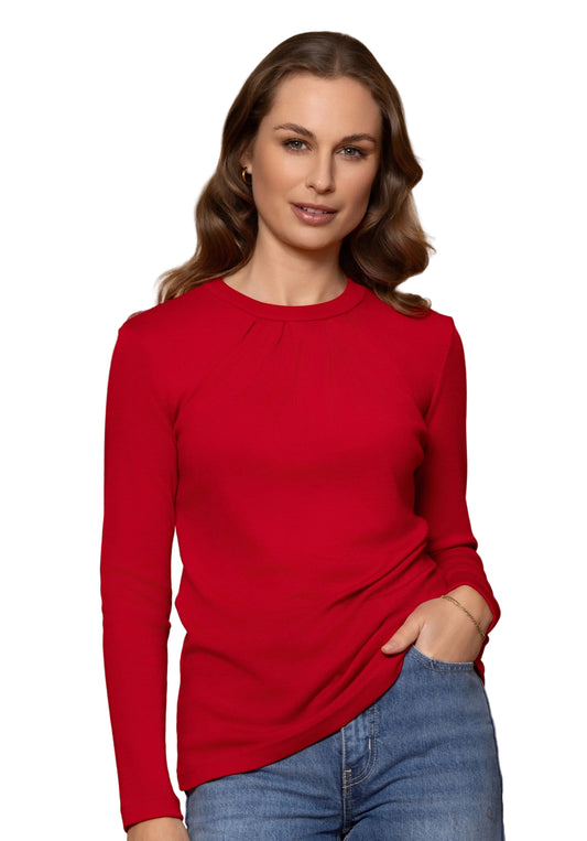 Lilia Merino Top - Heart