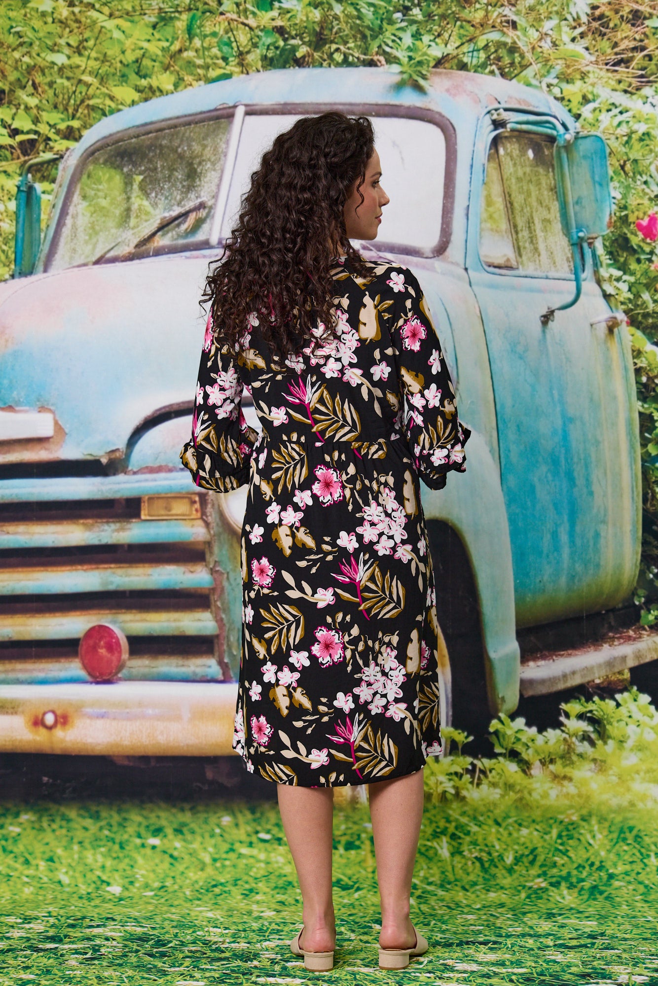 Marbella Printed Dress - C5001 - 50% Off