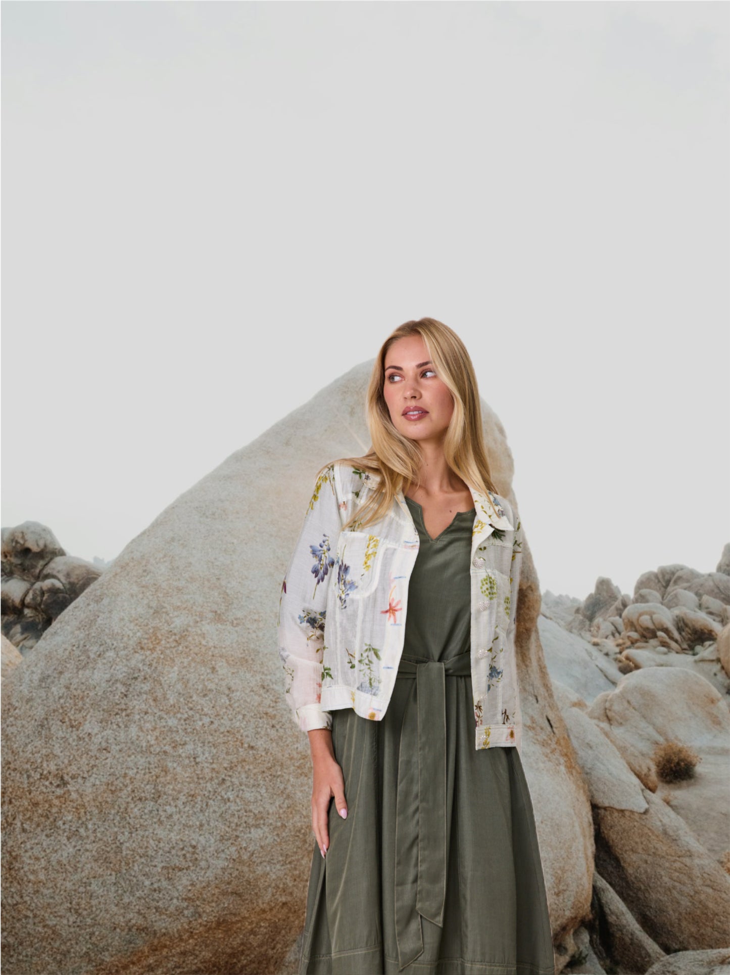 Valencia Flower Voile Jacket - DUE AUG/SEPT
