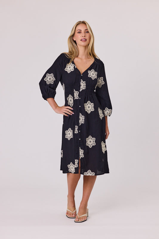 Monaco Dress - Black - DUE AUG/SEPT