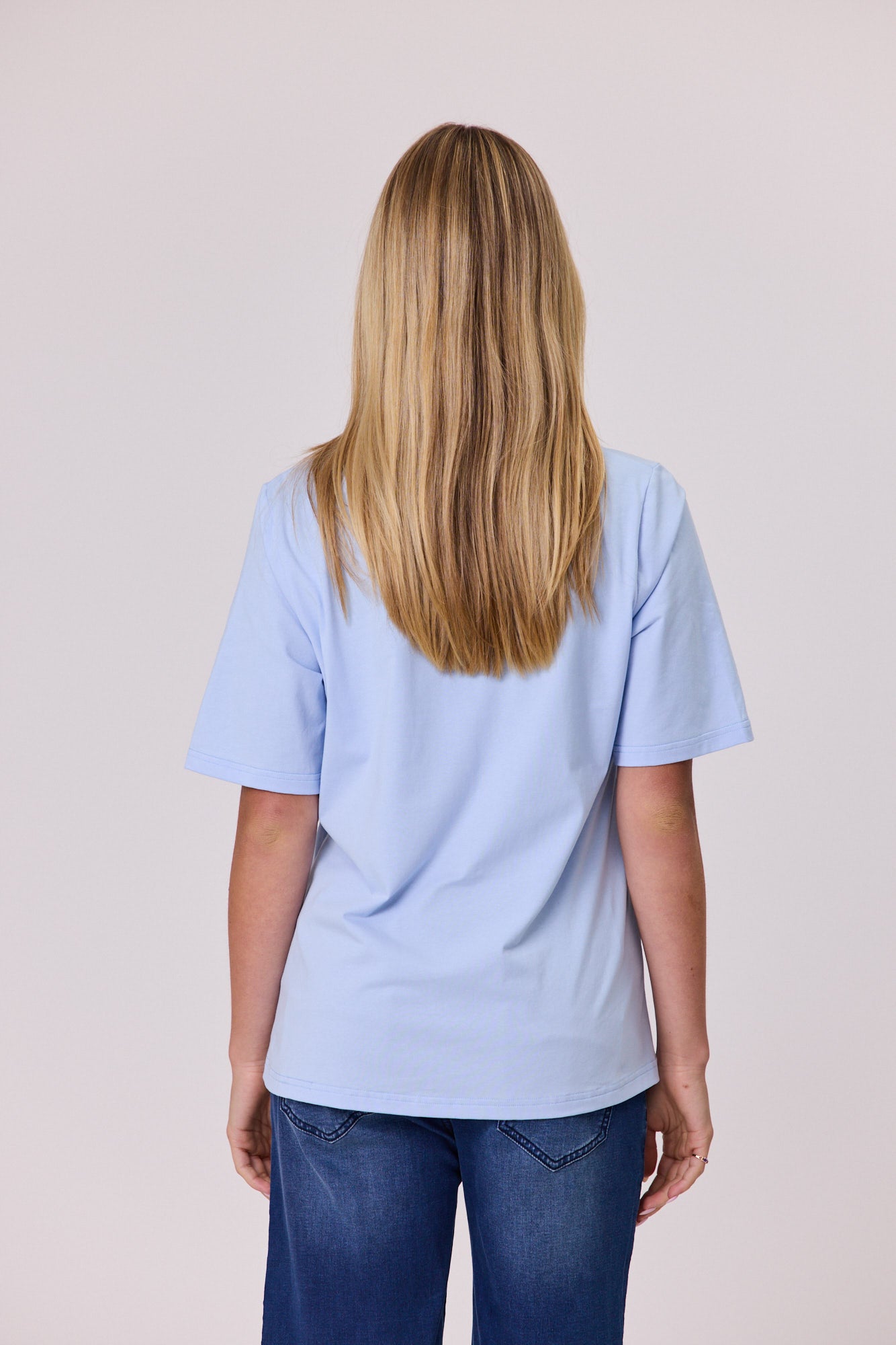 T-Shirt & Brooch - Pale Blue - DUE AUG/SEPT