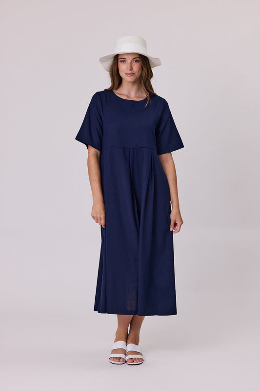 Havana Linen Long Dress - Due Aug/Sept