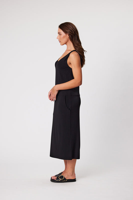 Pride Slip Dress Black - 50% Off