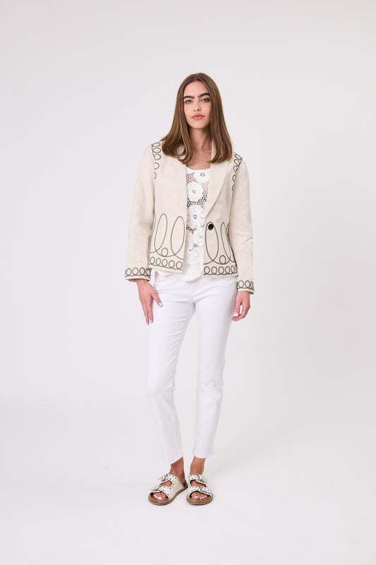 Nova Jacket - 100% Linen - 50% Off