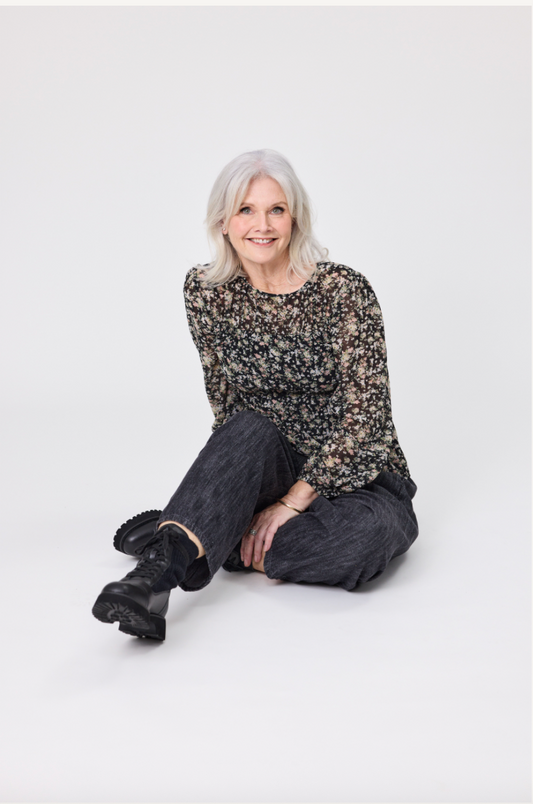 Freja Top Bouquet Print