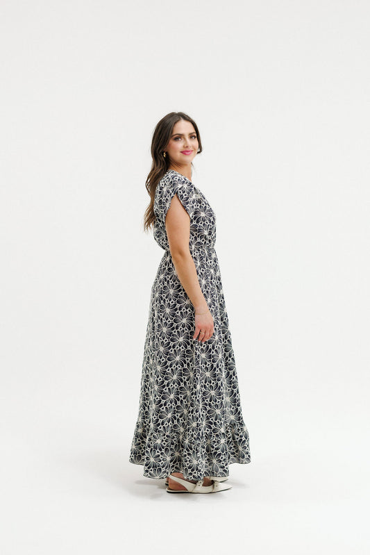 Greta Dress - Black Champagne - Coming Soon