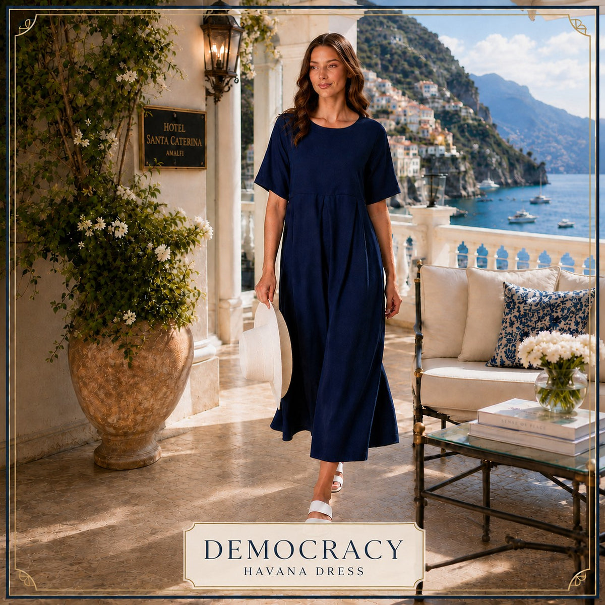 Havana Linen Mix Dress