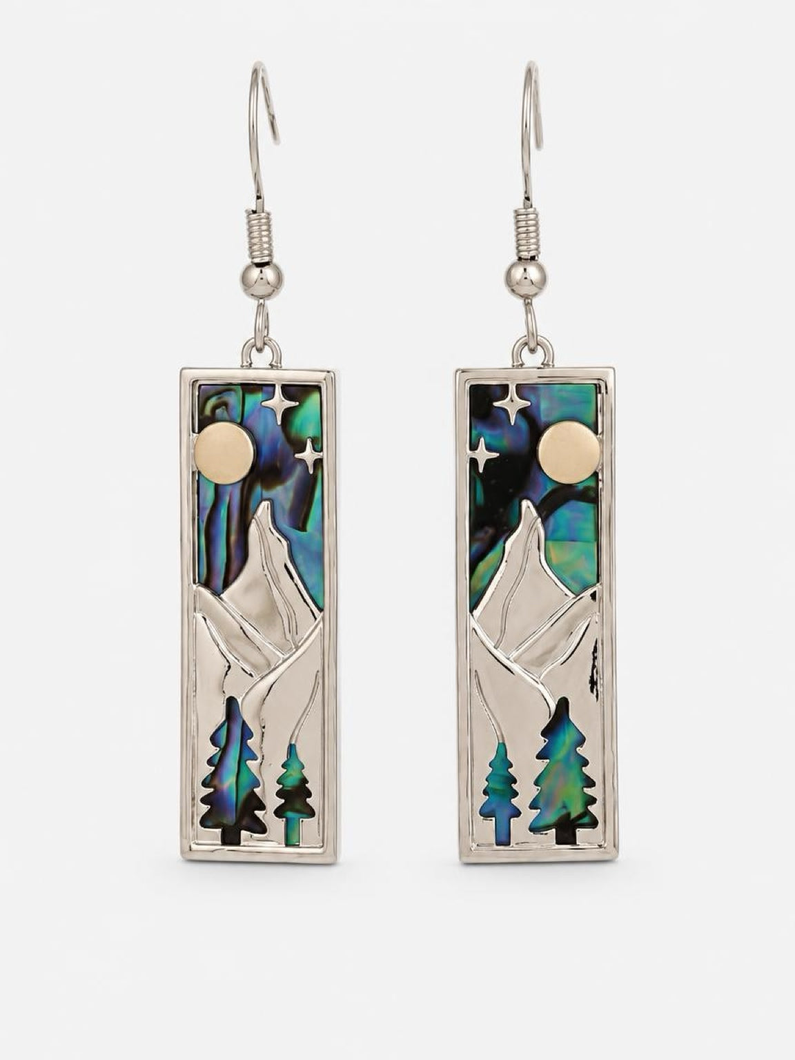 Paua Snow Mountain Earrings - MSE1507