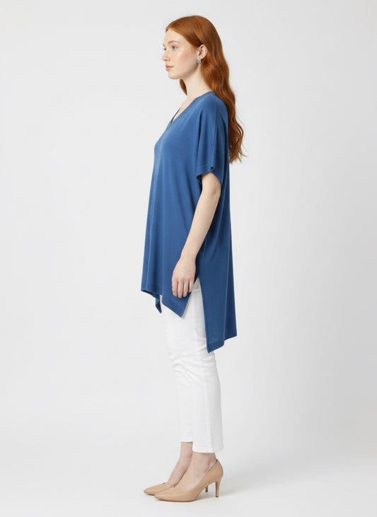 Merino Sonnet Tee Biscay Blue