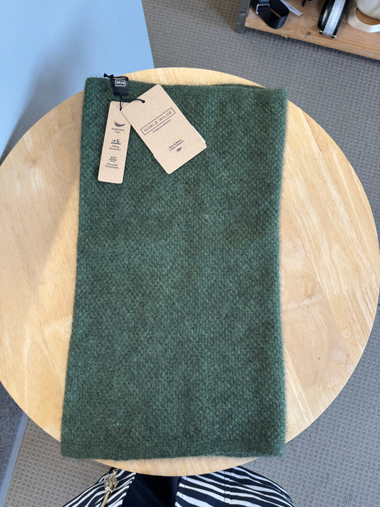 Possum/Merino Neck Warmer - Jungle