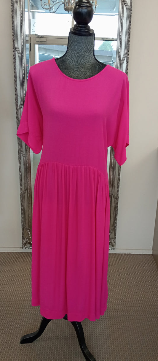 Good Time Dress Hot Pink
