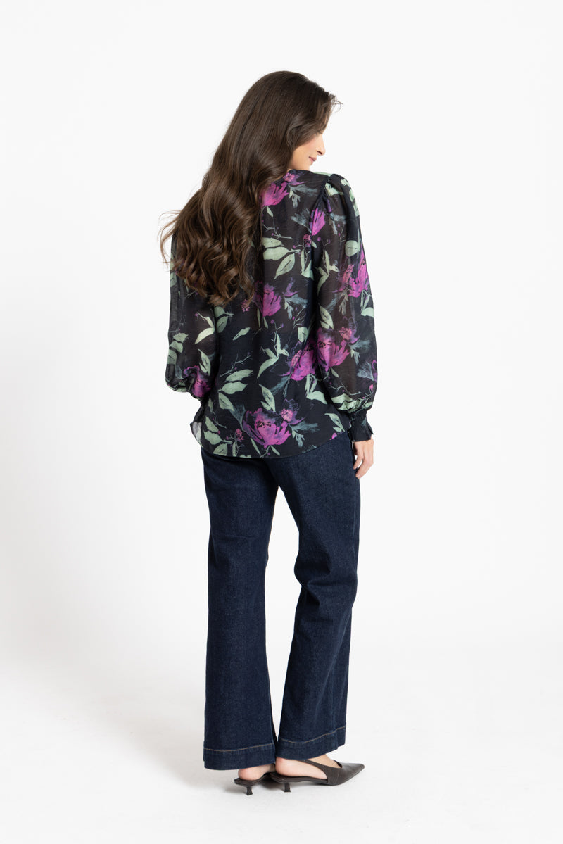 Havana Top - Indigo Garden