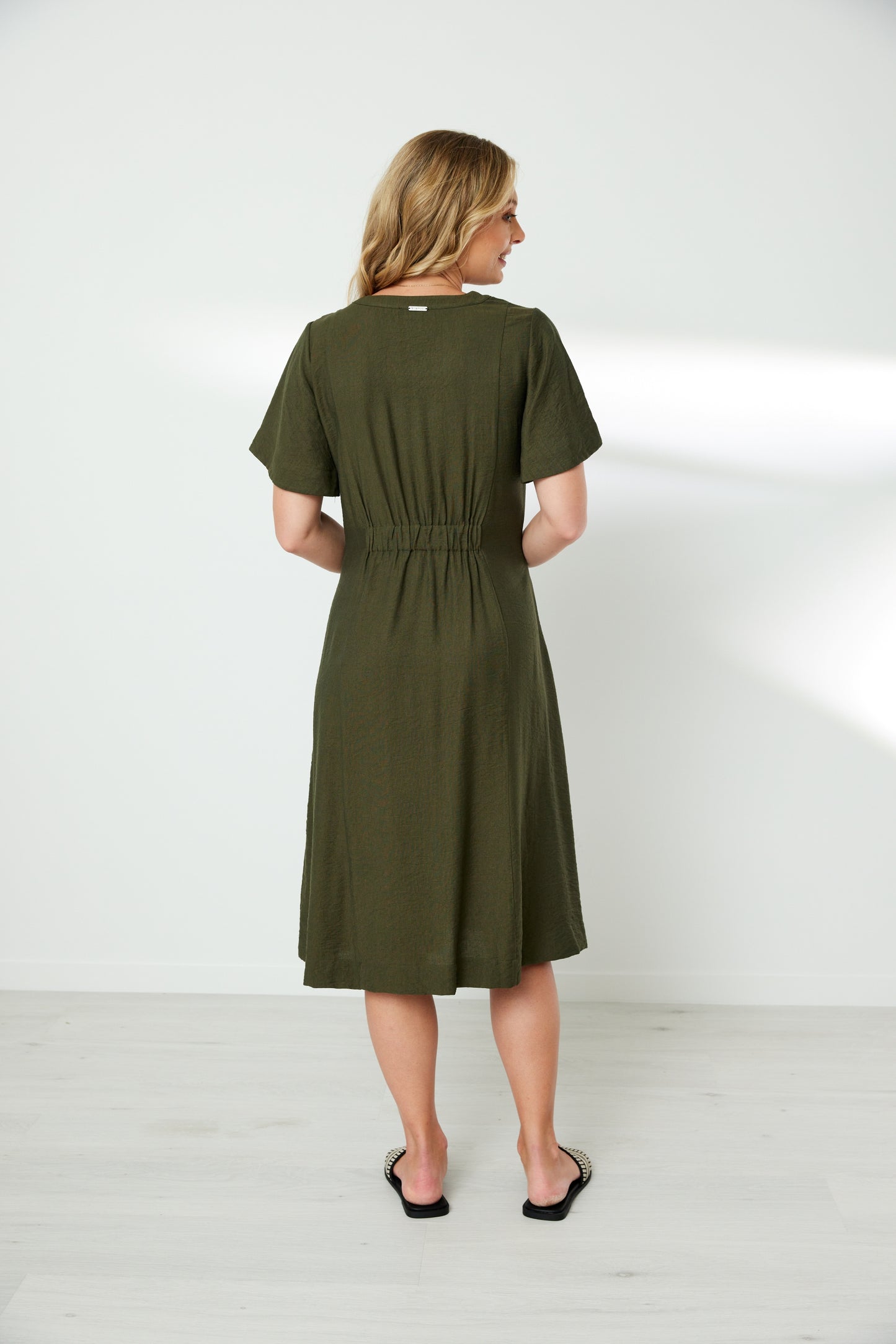 Trace Dress - Khaki