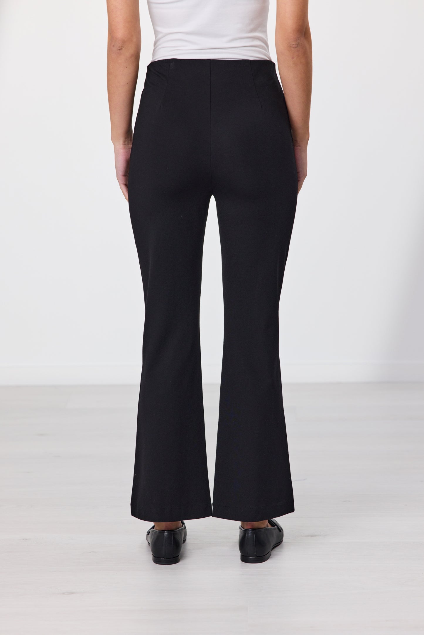 Ronan Pull-On Flare Pant - Black