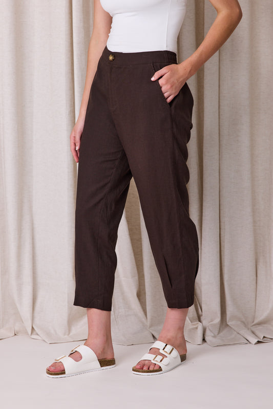 Portofino Pant - Cocoa - Due Aug/Sept