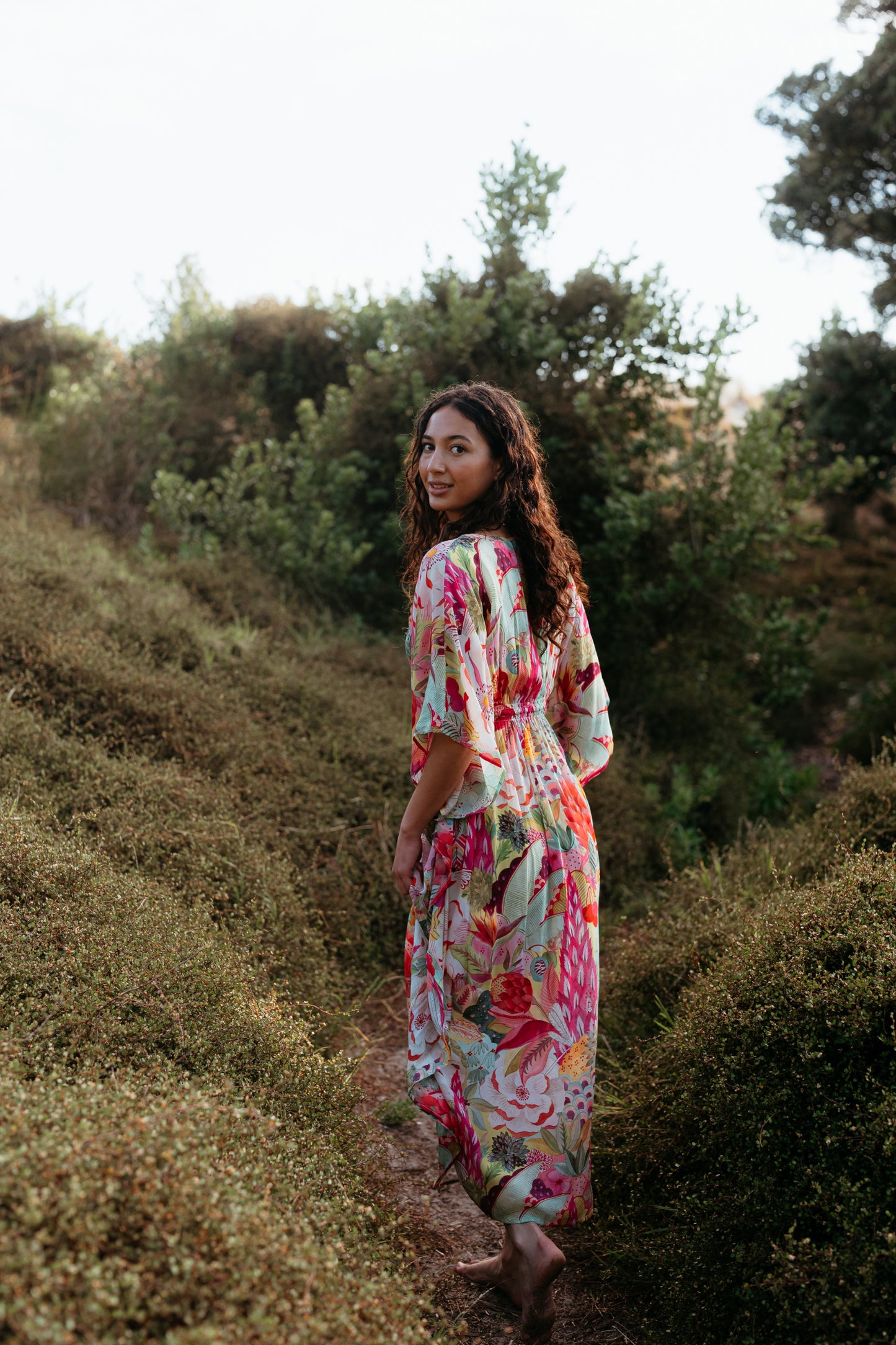 Sonya Dress Blossom Pop