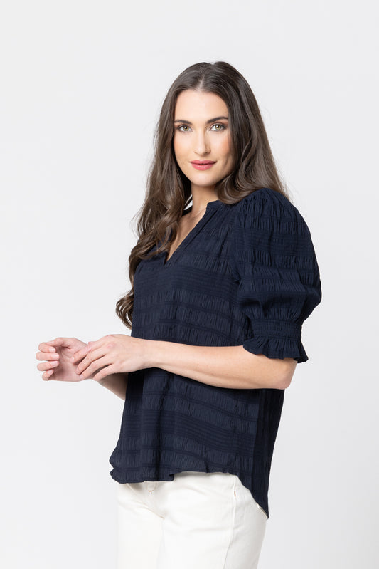 Butterfly Top - Navy