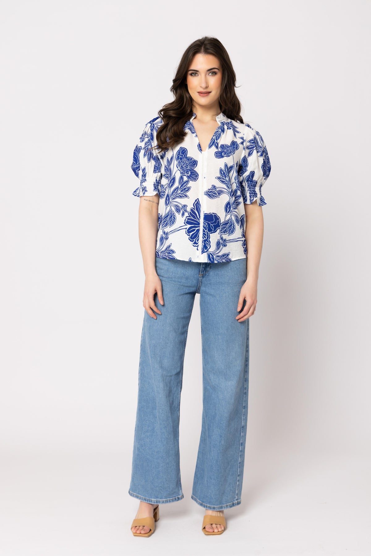 Addyson Blouse - Blue Lotus