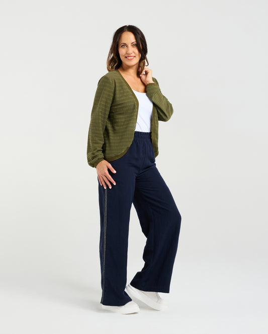 Quinn Cardi Olive