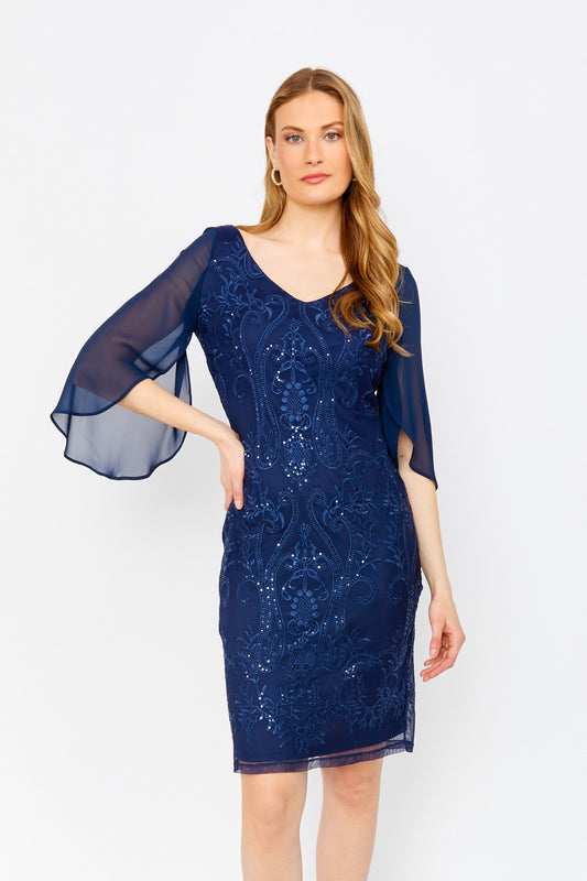 Sequin Dress Navy