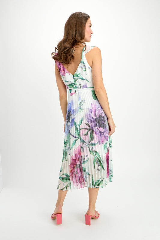 Pleated Dress Floral