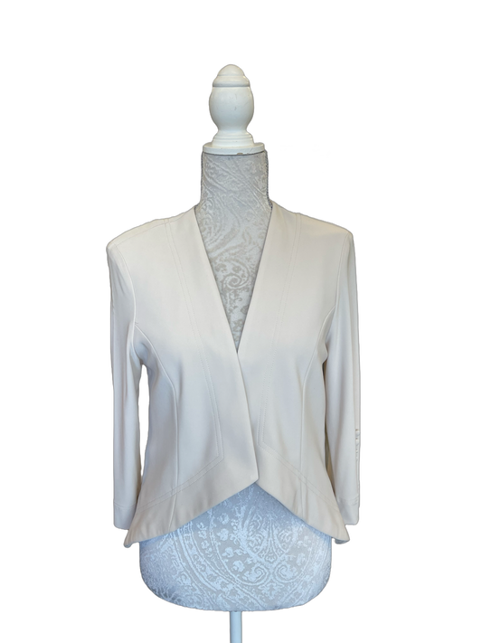 Silky Knit Tuxedo Jacket - Champagne - 60% Off