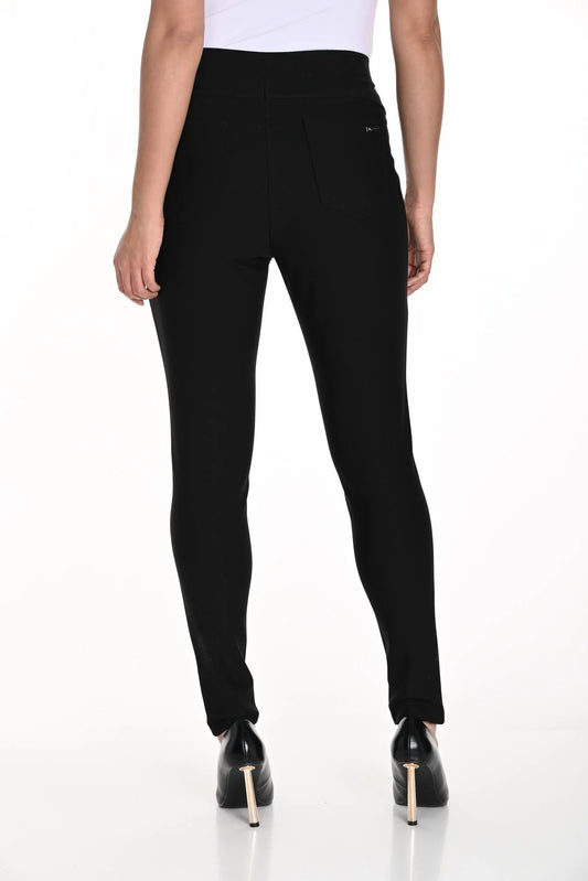 Button Detail Pant Black