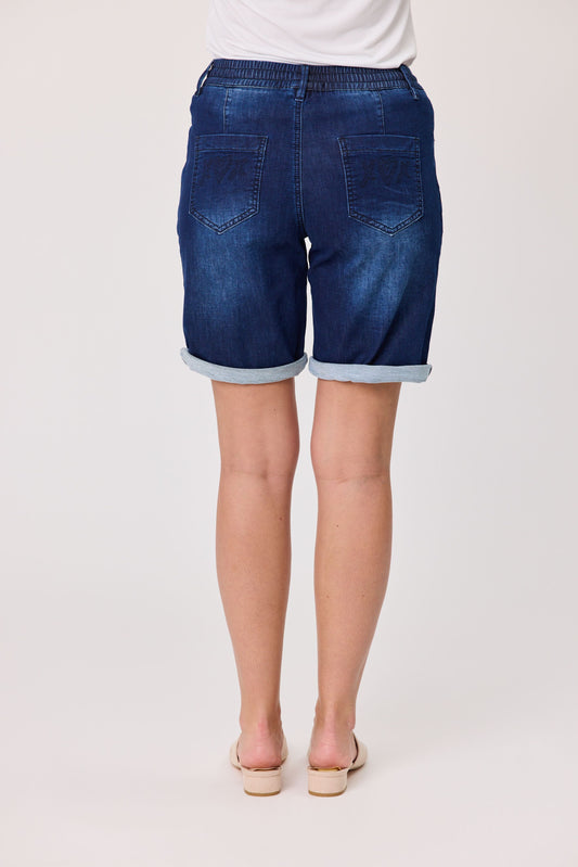 Knit Denim Short