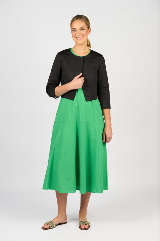 Cropped Jacket - 2087 - Black