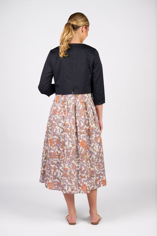 Cropped Jacket - 2087 - Ink