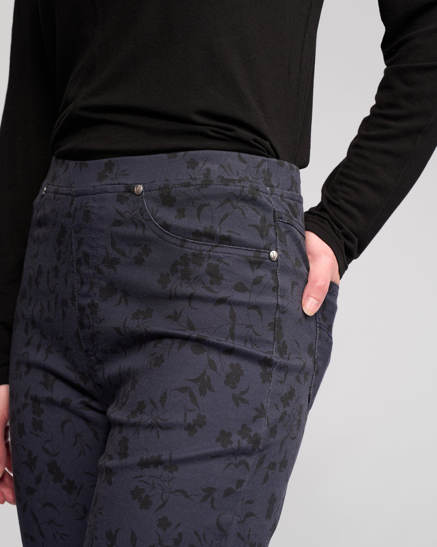 Bay Denim Pull On - 234A - Noir