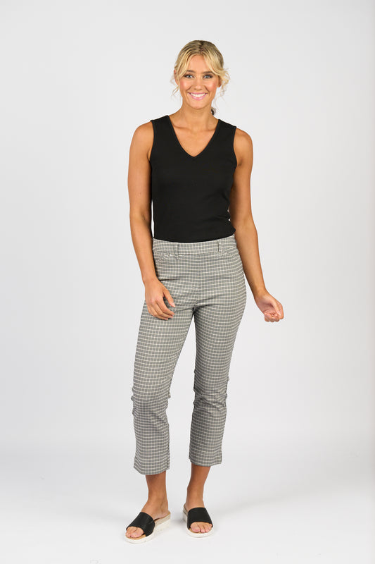 7/8 pant - 297 - Mini Check