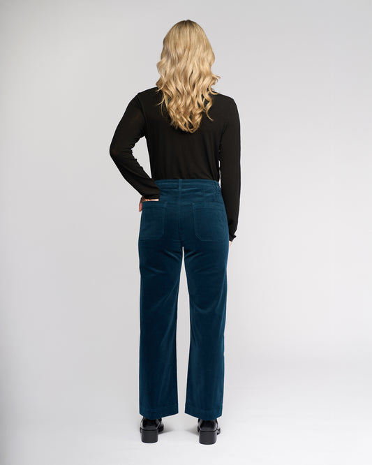 Market Cord Pant - 5039M - Petrol
