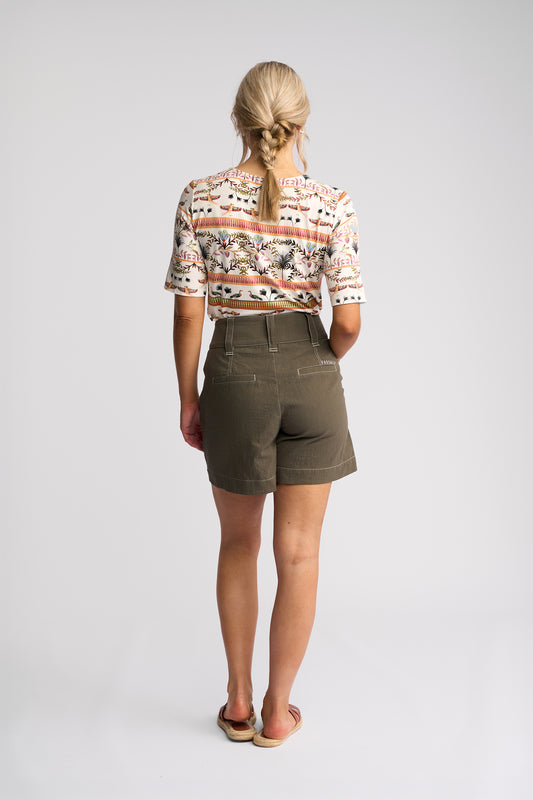5055 - Lucy Short - Olive - (Due 2nd Week Aug)
