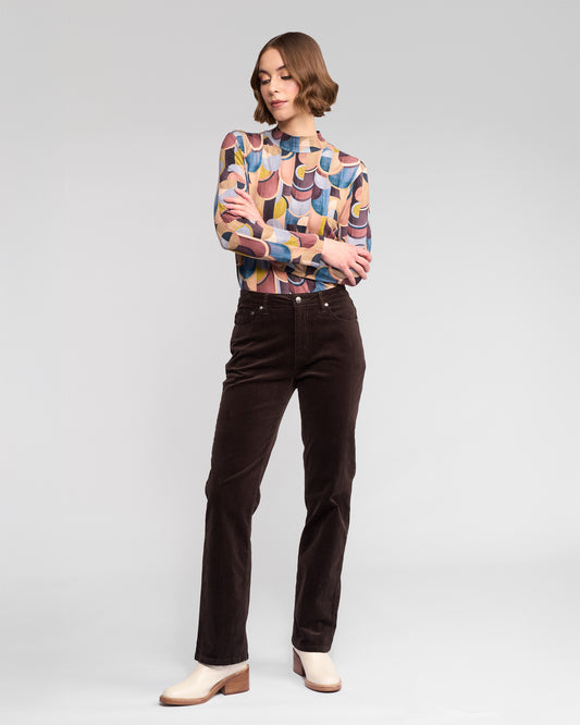 Arch Cord Pant - 5911M - Walnut