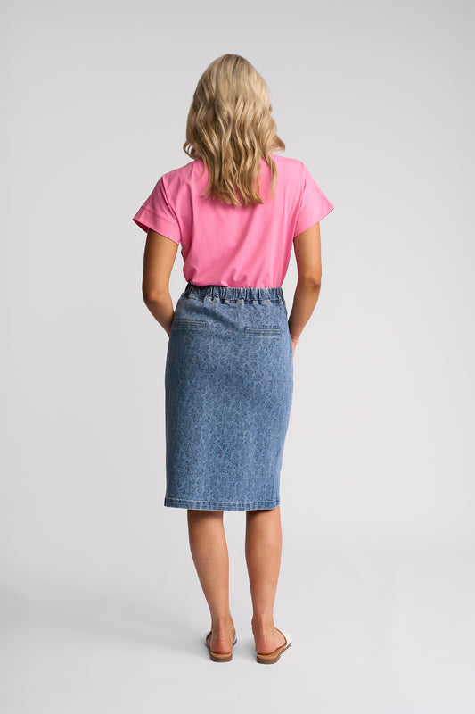 7066P - Terra Skirt - Wisteria Denim (Due 3rd Week Aug)