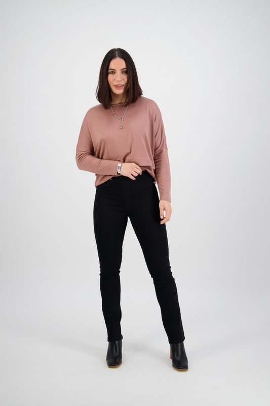 Bay Denim Pull On 234DN Black