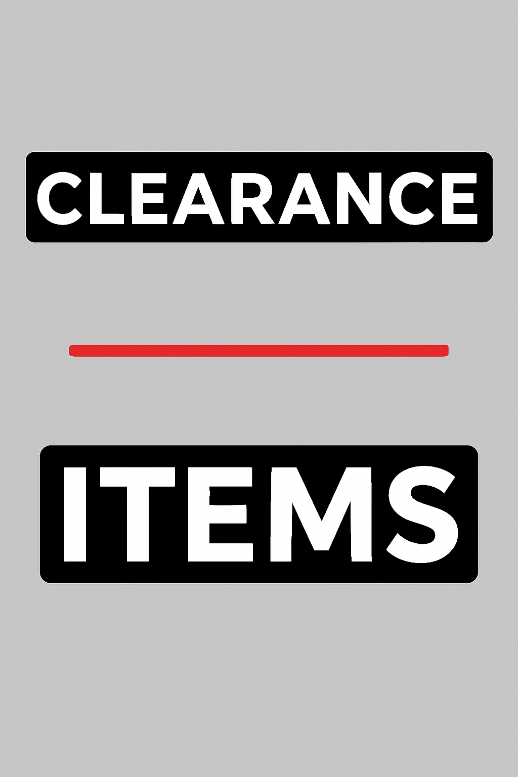 Clearance Items