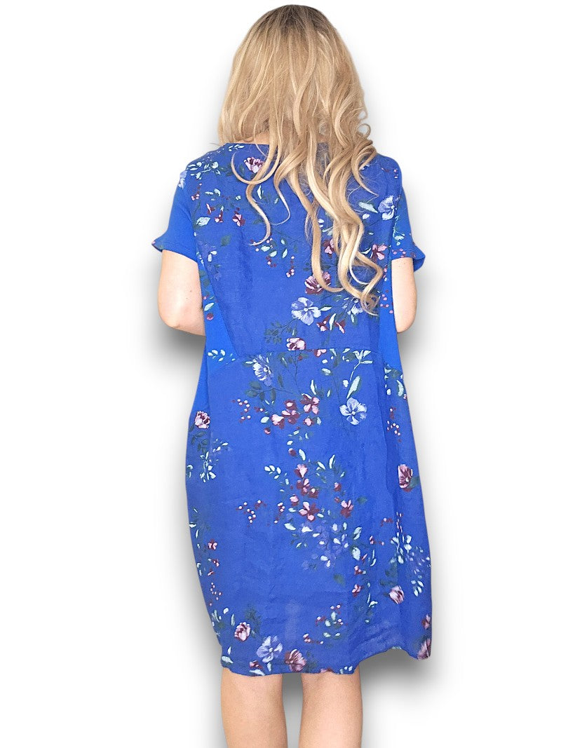 Jungle Dress - Cobalt Lingonberry