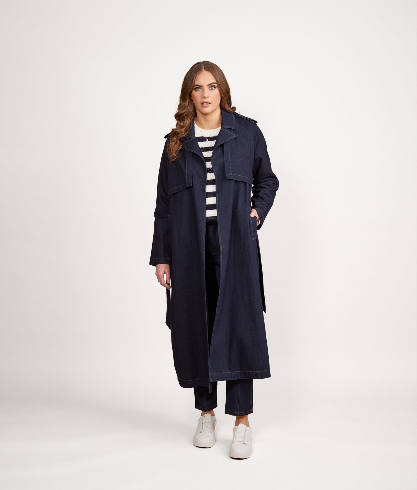 Denim Trench - 2098 - Dark Denim