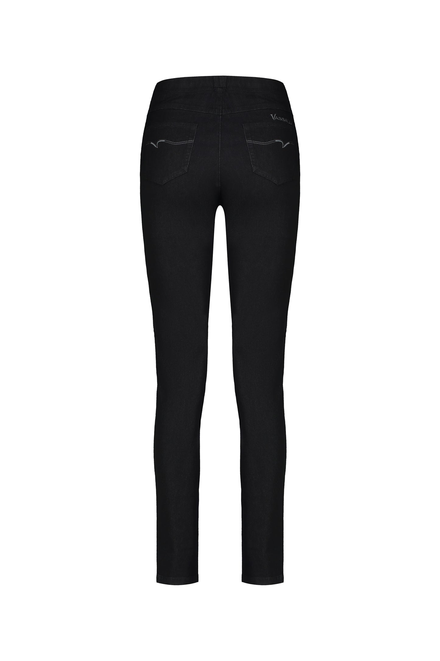 Vassalli - Skinny Leg Full Length Denim Pull On - 230 - Indigo or Black